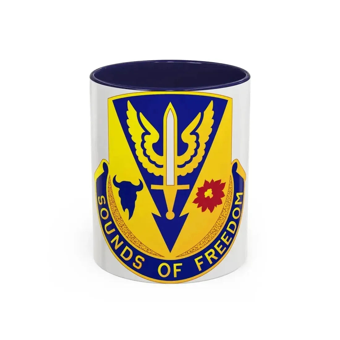 189 Aviation Regiment (U.S. Army) Accent Coffee Mug 11oz Navy - Go Mug Yourself