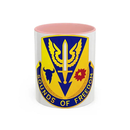 189 Aviation Regiment (U.S. Army) Accent Coffee Mug 11oz Pink - Go Mug Yourself