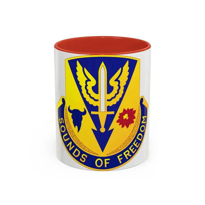 189 Aviation Regiment (U.S. Army) Accent Coffee Mug 11oz Red - Go Mug Yourself