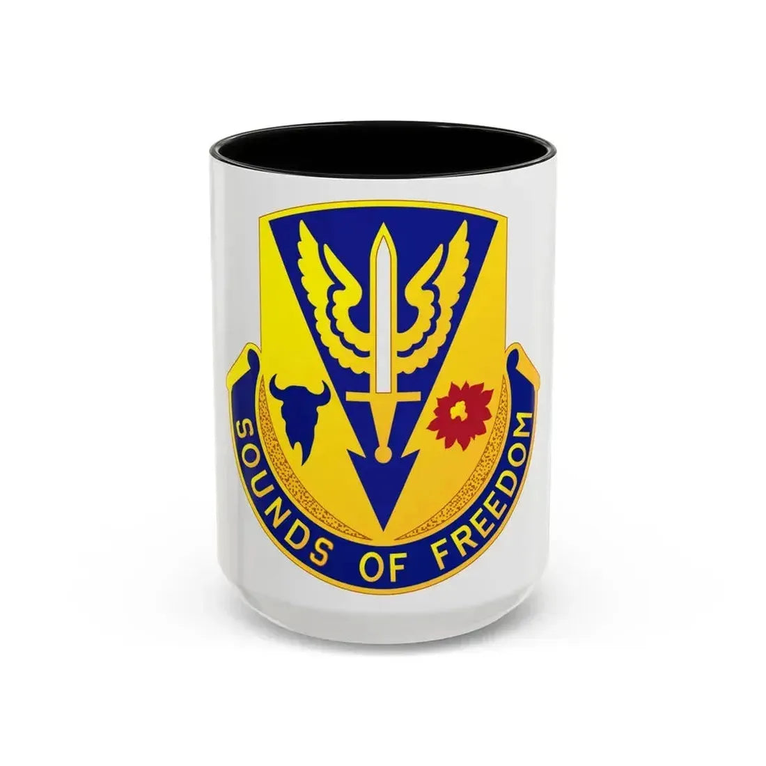 189 Aviation Regiment (U.S. Army) Accent Coffee Mug 15oz Black - Go Mug Yourself