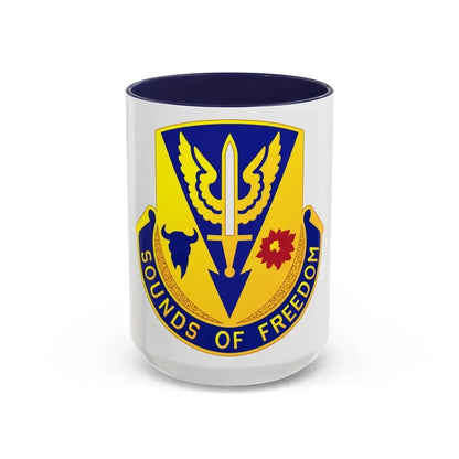 189 Aviation Regiment (U.S. Army) Accent Coffee Mug 15oz Navy - Go Mug Yourself