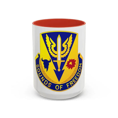 189 Aviation Regiment (U.S. Army) Accent Coffee Mug 15oz Red - Go Mug Yourself