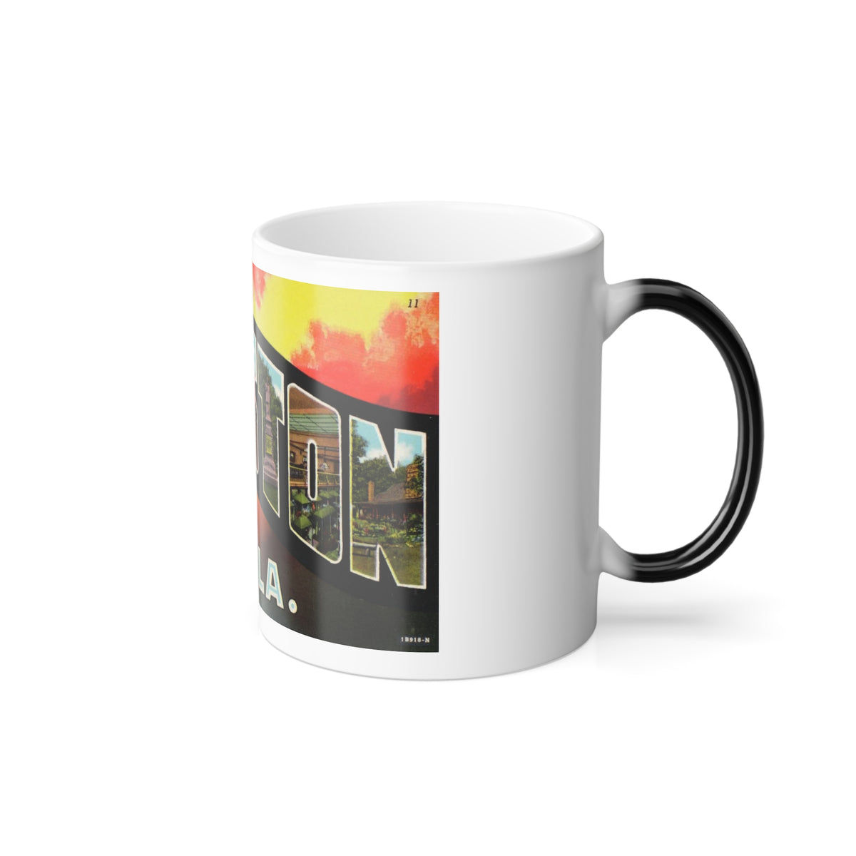 Greetings from Anniston Ala (Greeting Postcards) Color Changing Mug 11oz