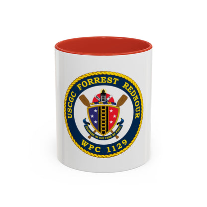 USCGC Forrest Rednour WPC 1129 (U.S. Coast Guard) Accent Coffee Mug