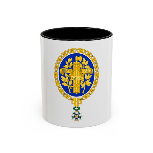 Coat of arms of the French Republic - Accent Coffee Mug