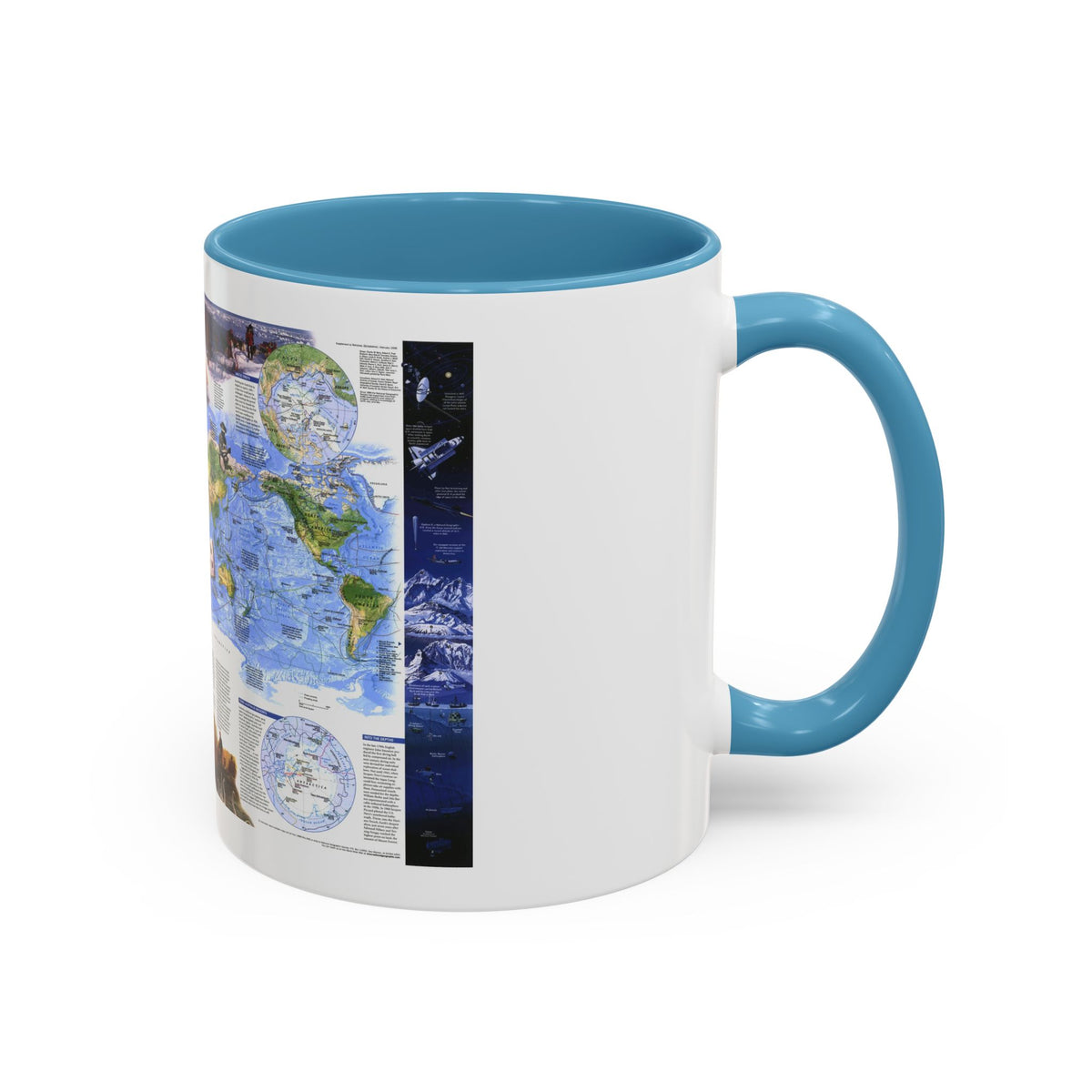 World Map - Exploration (1998) (Map) Accent Coffee Mug