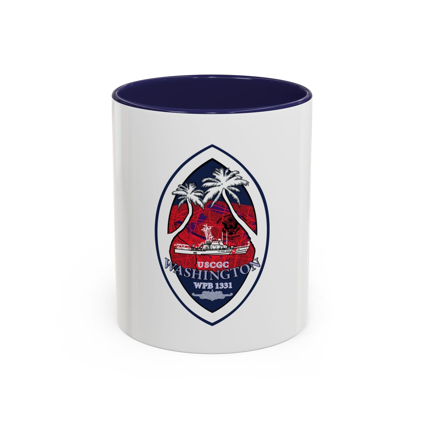 USCG Washington WPB 1331 (U.S. Coast Guard) Accent Coffee Mug