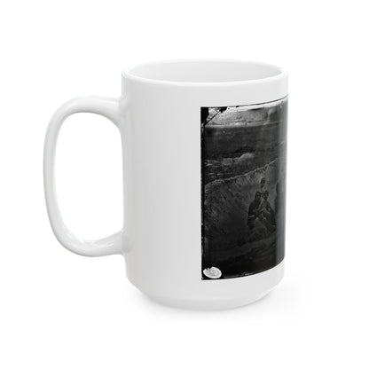 Morris Island, South Carolina. Full Sap (U.S. Civil War) White Coffee Mug