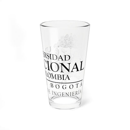 UNAL Aplicación Ingeniería (Colombia) (Coat of Arms) Pint Glass 16oz