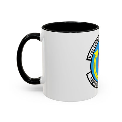 51st Logistics Support Squadron (U.S. Air Force) Accent Coffee Mug