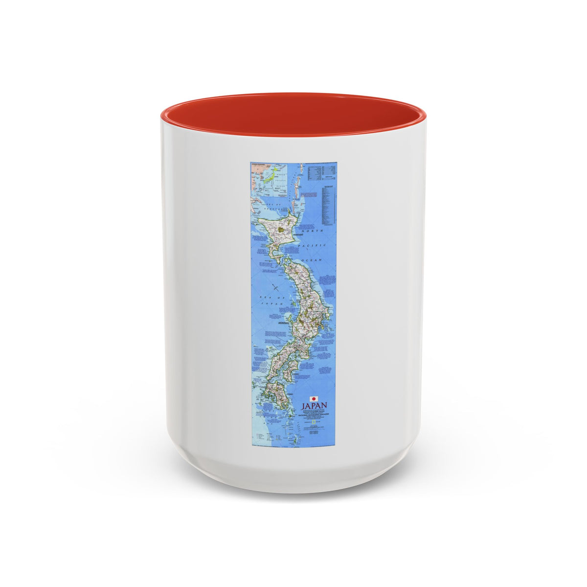 Japan (1984) (Map) Accent Coffee Mug