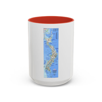 Japan (1984) (Map) Accent Coffee Mug