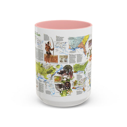 USA - Deep South 2 (1983) (Map) Accent Coffee Mug