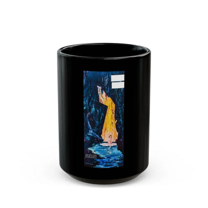 Dark Dominion part two, Collier's Magazine, April 30, 1954. Art by David Berger - Black Coffee Mug-15oz-Go Mug Yourself