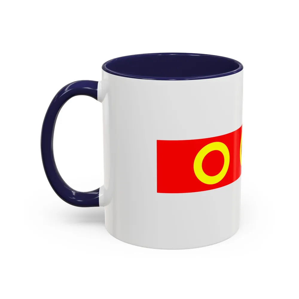 Flag of Kercem Malta - Accent Coffee Mug-Go Mug Yourself