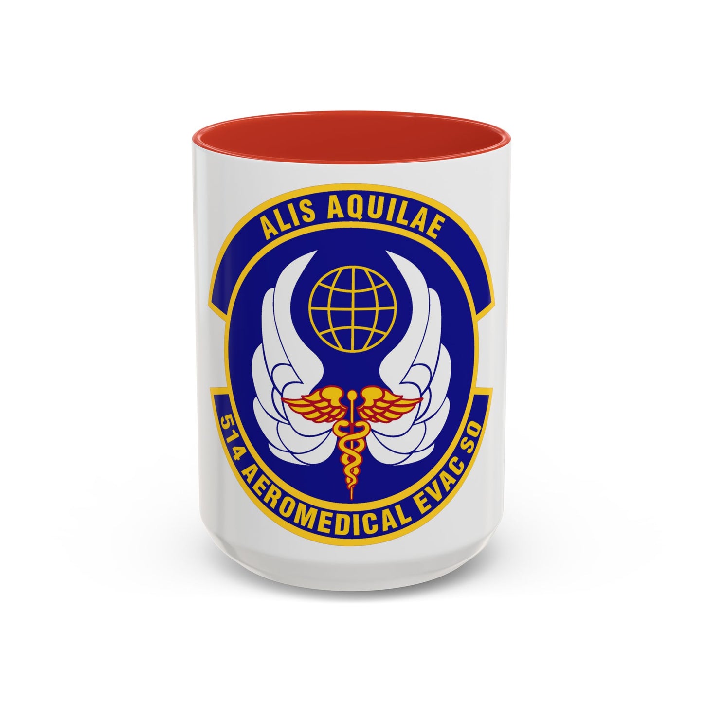 514th Aeromedical Evacuation Squadron (U.S. Air Force) Accent Coffee Mug