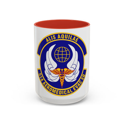 514th Aeromedical Evacuation Squadron (U.S. Air Force) Accent Coffee Mug