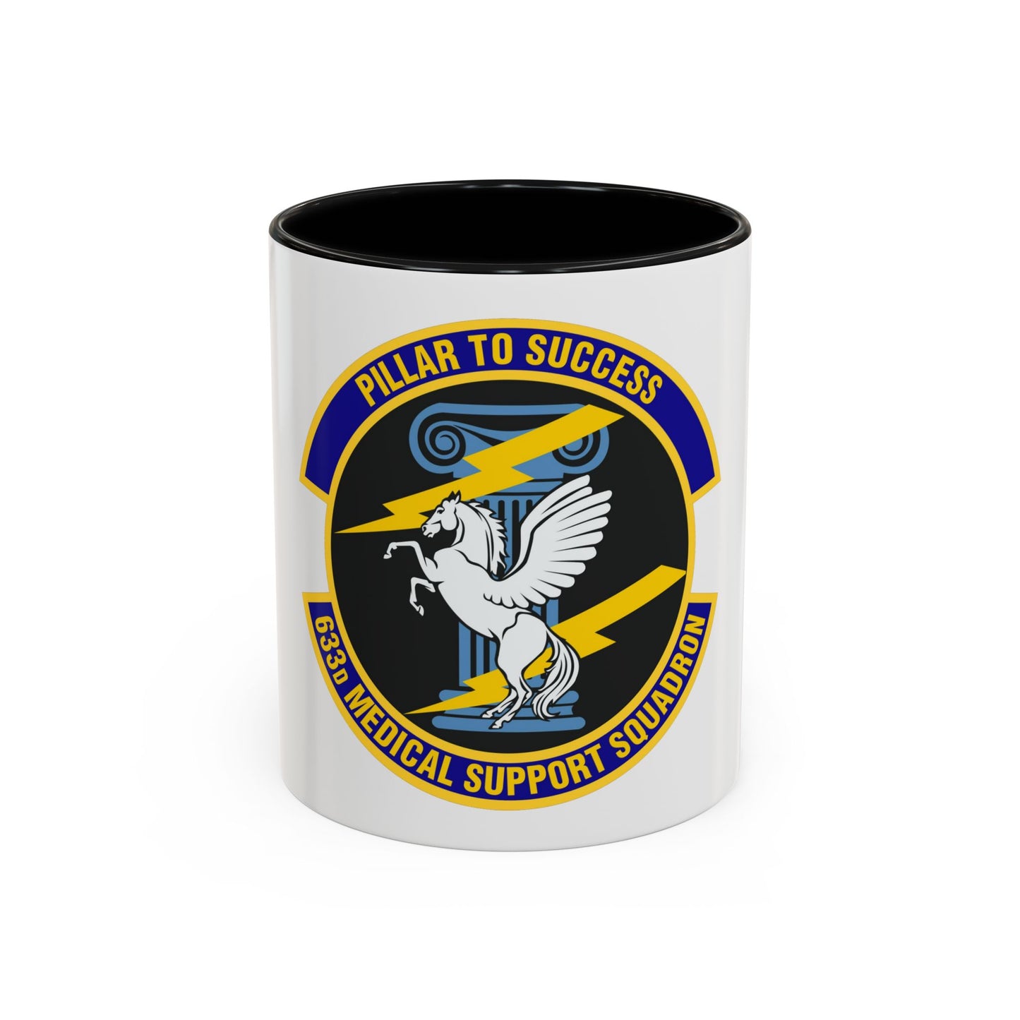 633d Medical Support Squadron (U.S. Air Force) Accent Coffee Mug
