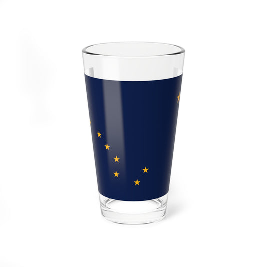 Flag of Alaska 3-2 (United States) Pint Glass 16oz