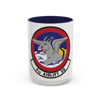 4th Airlift Squadron (U.S. Air Force) Accent Coffee Mug