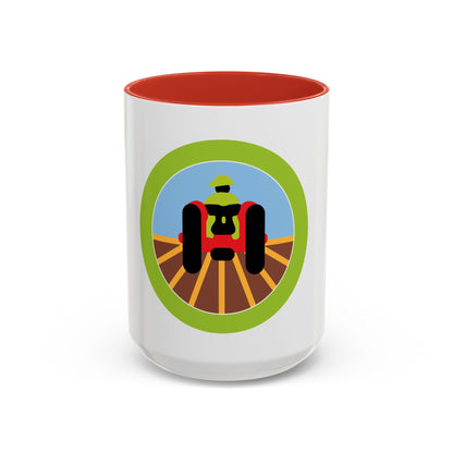 Farm Mechanics (Boy Scout Merit Badge) Accent Coffee Mug