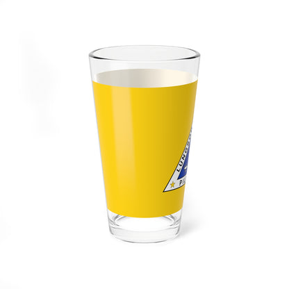 Quezon City Flag (Philippines) Pint Glass 16oz
