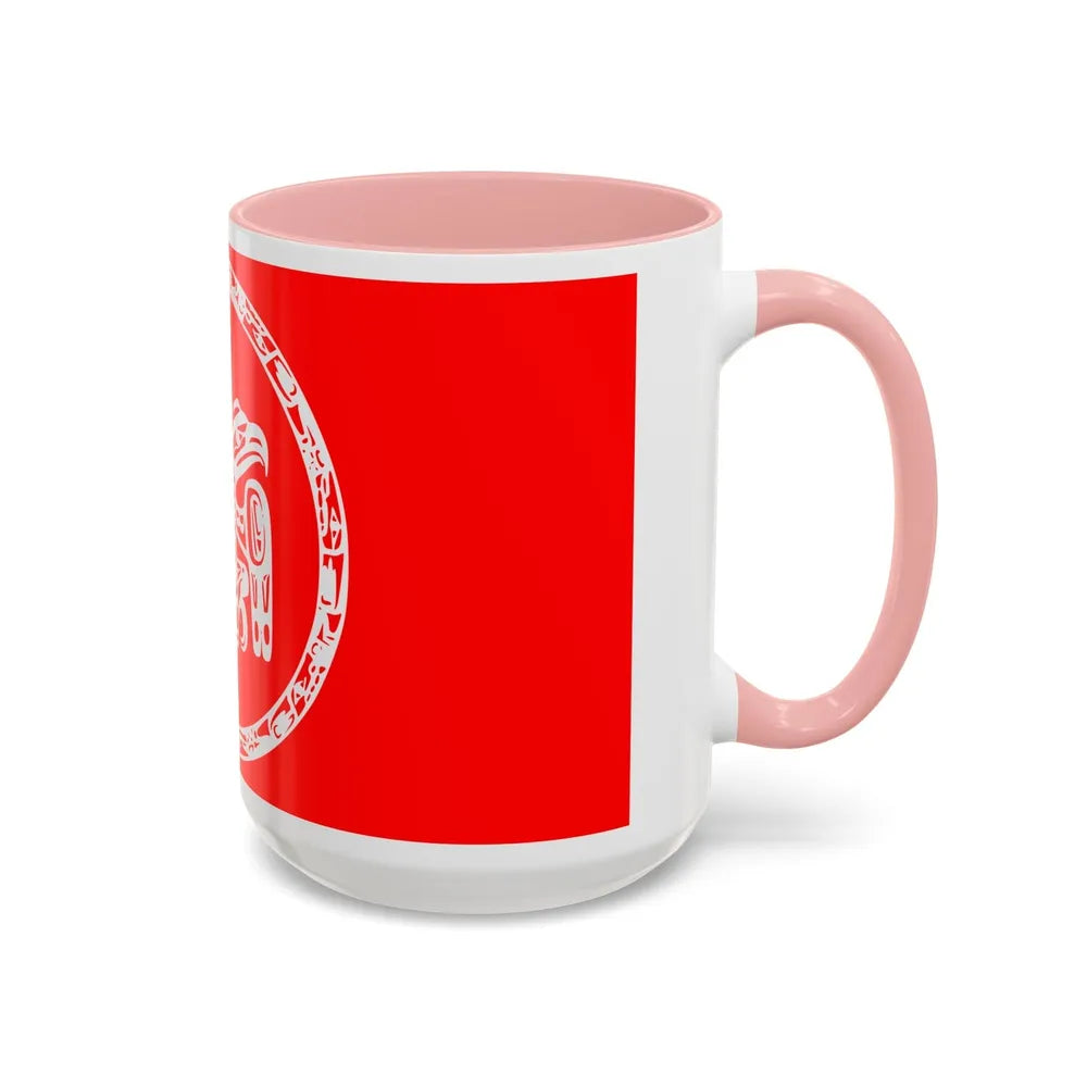 Haida Flag - Accent Coffee Mug-Go Mug Yourself