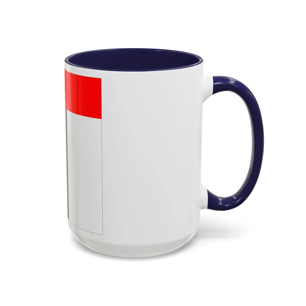 Flag of Baden Switzerland - Accent Coffee Mug-Go Mug Yourself