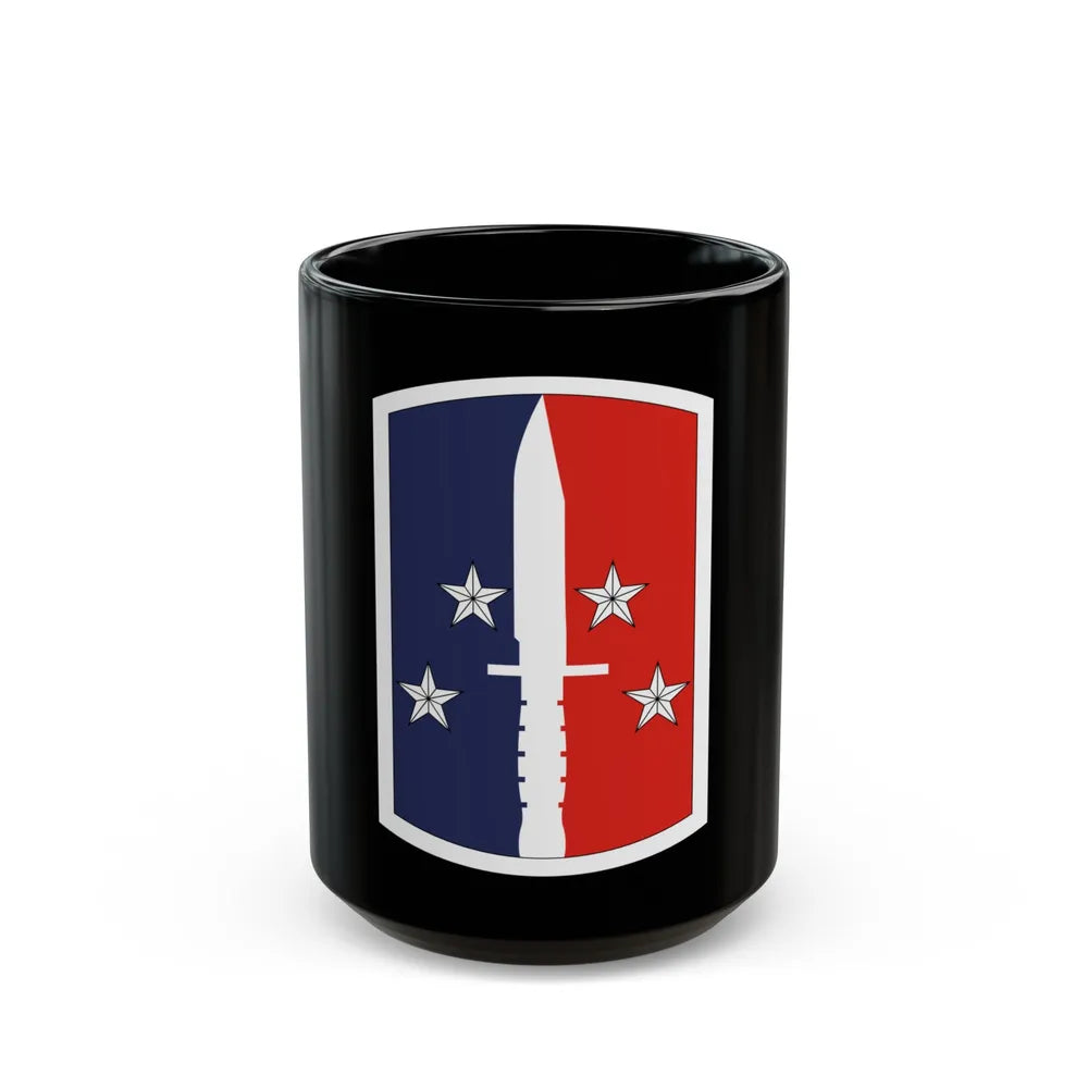 189th Infantry Brigade (U.S. Army) Black Coffee Mug-15oz-Go Mug Yourself