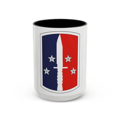 189th Infantry Brigade (U.S. Army) Accent Coffee Mug 15oz Black - Go Mug Yourself