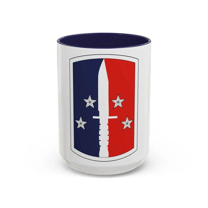 189th Infantry Brigade (U.S. Army) Accent Coffee Mug 15oz Navy - Go Mug Yourself