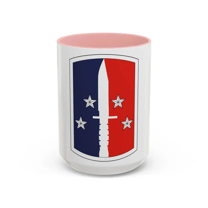 189th Infantry Brigade (U.S. Army) Accent Coffee Mug 15oz Pink - Go Mug Yourself