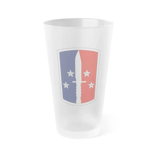 189th Infantry Brigade (U.S. Army) Frosted Pint Glass 16oz Default Title - Go Mug Yourself