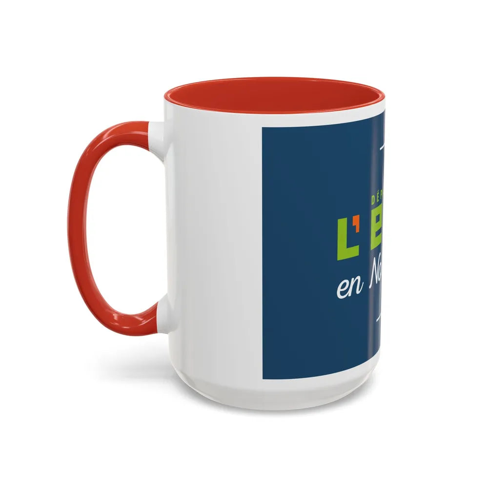 Flag of Eure France - Accent Coffee Mug-Go Mug Yourself