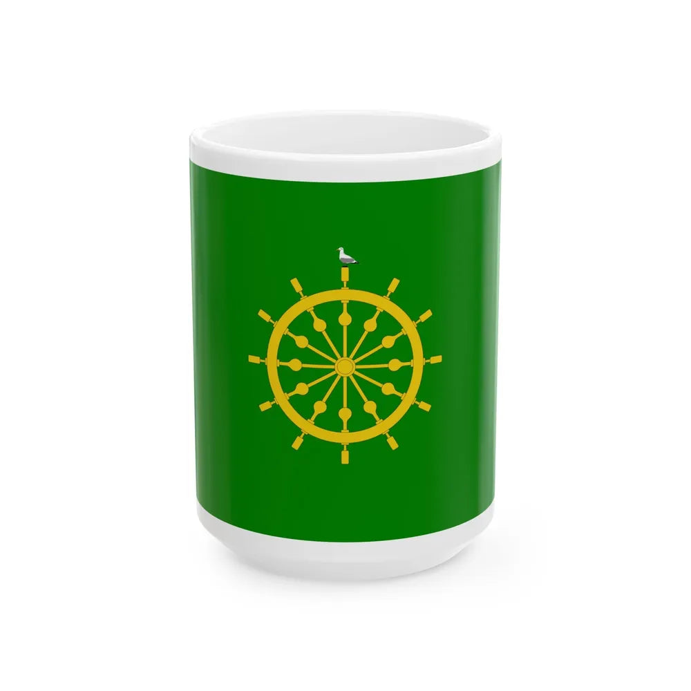 Flag of Ta' Xbiex Malta - White Coffee Mug-15oz-Go Mug Yourself