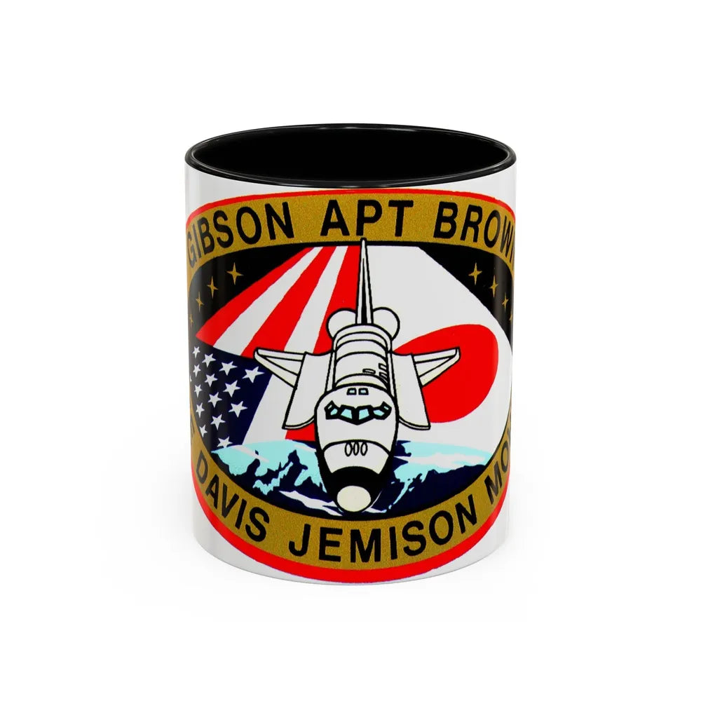 STS 47 (NASA) Accent Coffee Mug-11oz-Black-Go Mug Yourself