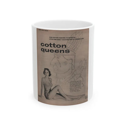 Terry Moore #522 - 8x11 Magazine Page Photo (Vintage Female Icon) White Coffee Mug-11oz-Go Mug Yourself