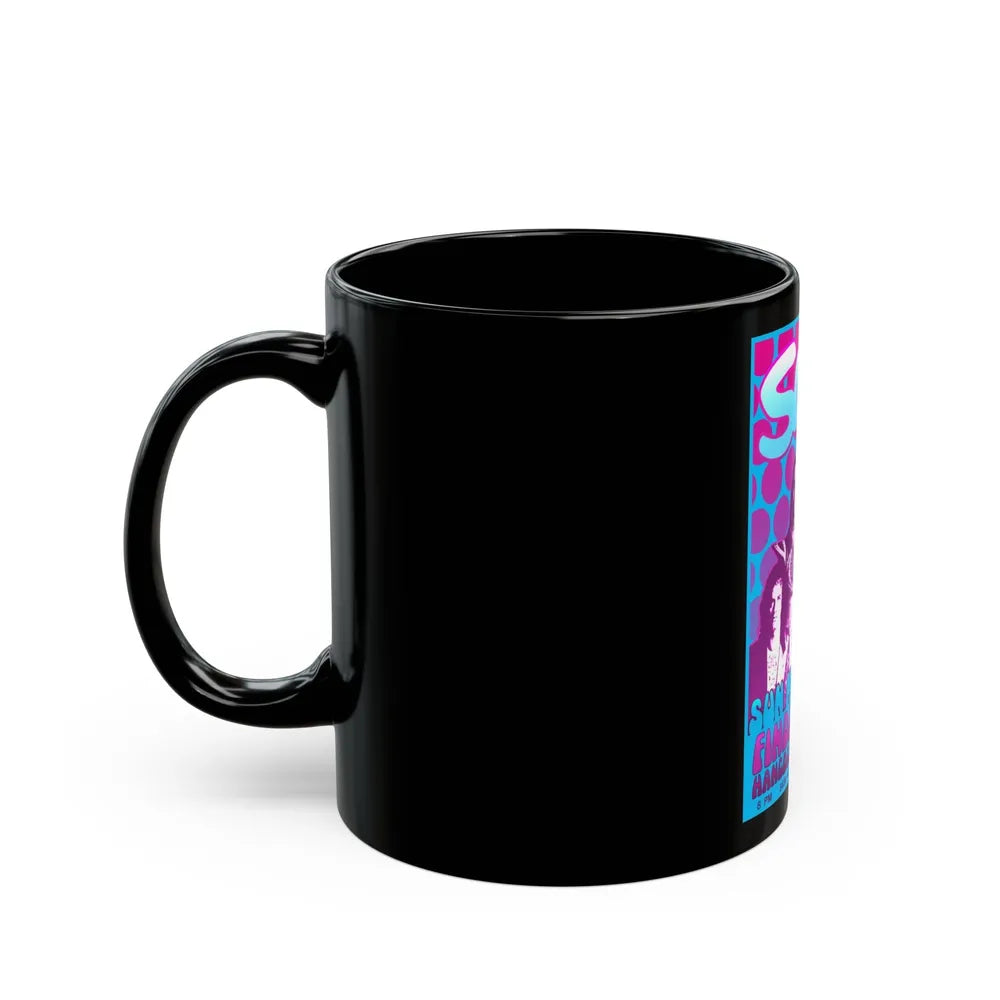 Slade - 1976 (Music Poster) Black Coffee Mug-Go Mug Yourself