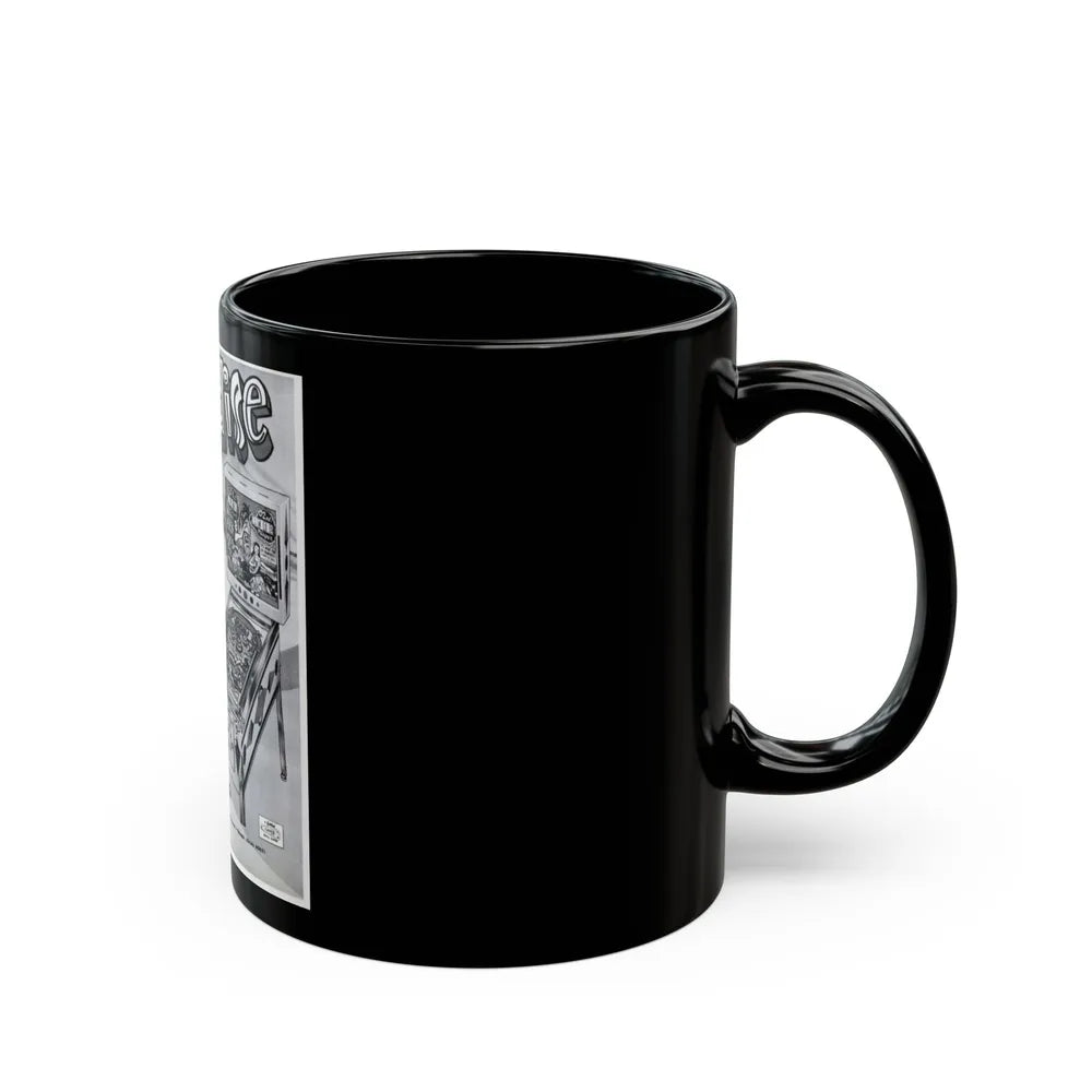 Flipper VII (Music Poster) Black Coffee Mug-Go Mug Yourself