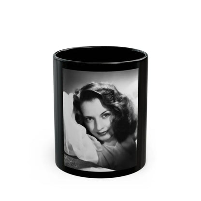 Barbara Stanwyck #189 (Vintage Female Icon) Black Coffee Mug-11oz-Go Mug Yourself