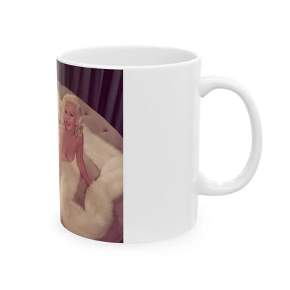 Jayne Mansfield #262 (Vintage Female Icon) White Coffee Mug-Go Mug Yourself