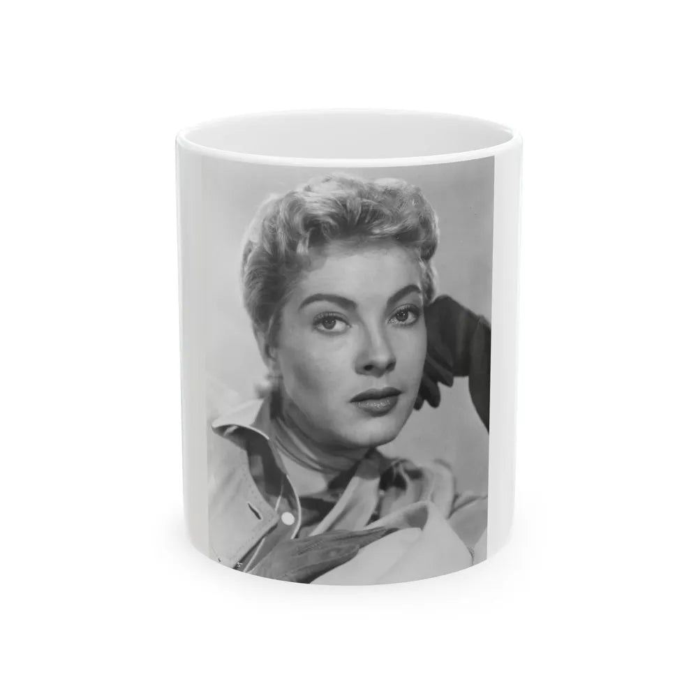 Lori Nelson #173 (Vintage Female Icon) White Coffee Mug-11oz-Go Mug Yourself