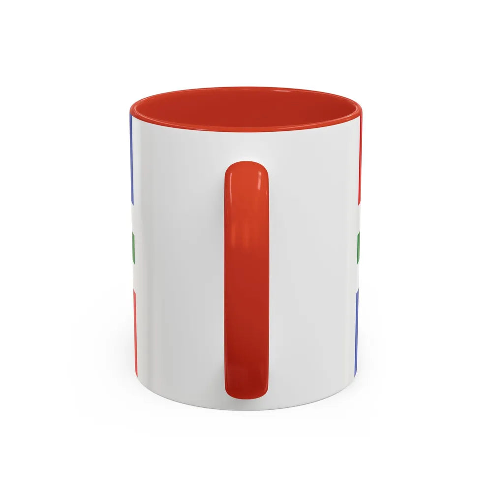 Flag of Groningen Netherlands - Accent Coffee Mug-Go Mug Yourself