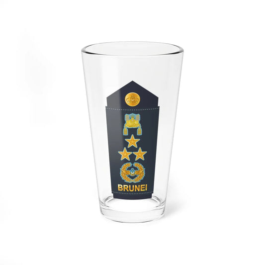 18.RBrAF LG (Brunei) (Military Rank) Pint Glass 16oz 16oz - Go Mug Yourself