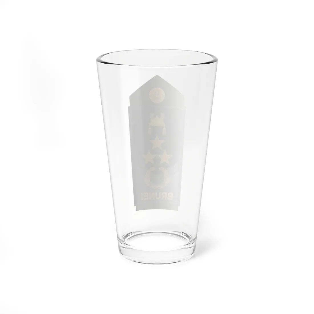 18.RBrLF LG (Brunei) (Military Rank) Pint Glass 16oz - Go Mug Yourself