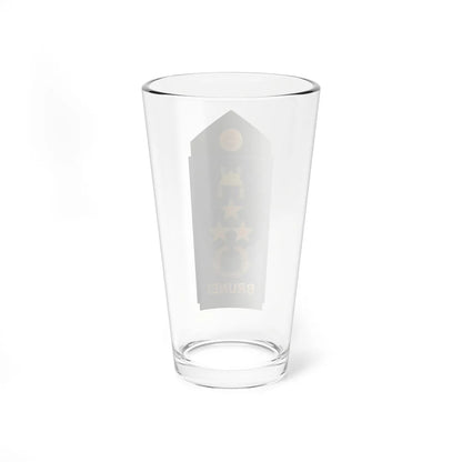 18.RBrLF LG (Brunei) (Military Rank) Pint Glass 16oz - Go Mug Yourself