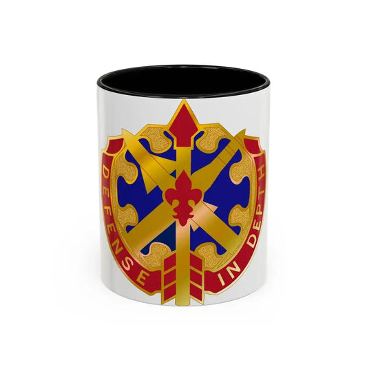 18th Air Defense Artillery Group (U.S. Army) Accent Coffee Mug 11oz Black - Go Mug Yourself