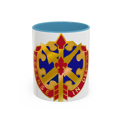 18th Air Defense Artillery Group (U.S. Army) Accent Coffee Mug 11oz Light Blue - Go Mug Yourself