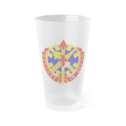 18th Air Defense Artillery Group (U.S. Army) Frosted Pint Glass 16oz Default Title - Go Mug Yourself