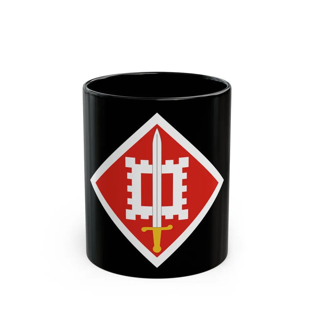 18th Engineer Brigade (U.S. Army) Black Coffee Mug-11oz-Go Mug Yourself